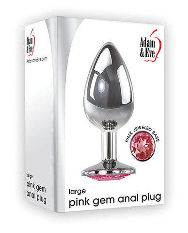 Adam & Eve Pink Gem Aluminium Anal Plug