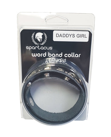 Spartacus Daddys Girl Leather Collar
