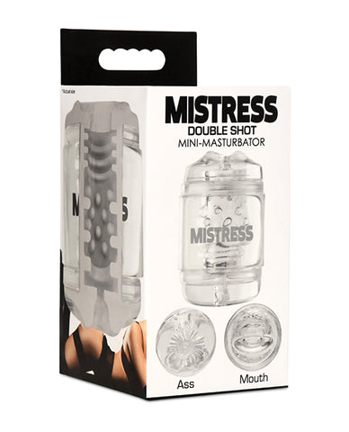 Curve Toys Mistress Double Shot Ass & Mouth Mini Masturbator