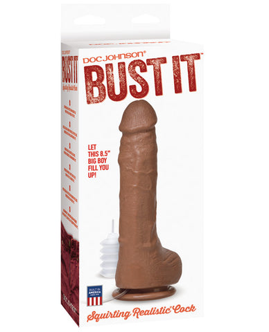 Bust It Squirting Realistic Cock Nut Butter