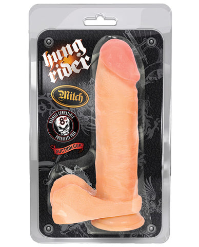 Blush Hung Rider Mitch 8" Dildo W/suction Cup