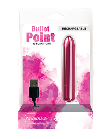 Bullet Point Rechargeable Bullet - 10 Functions