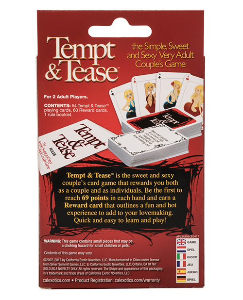 Tempt & Tease Card Game