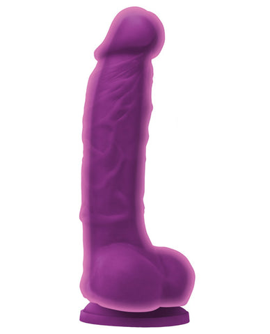 Colours Dual Density 5" Dong W/balls & Suction Cup