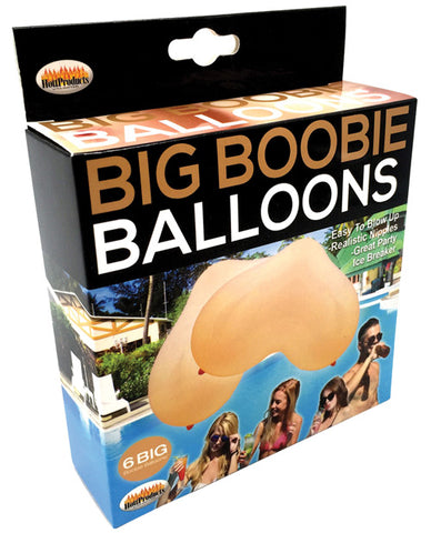 Big Boobie Balloons - Box Of 6