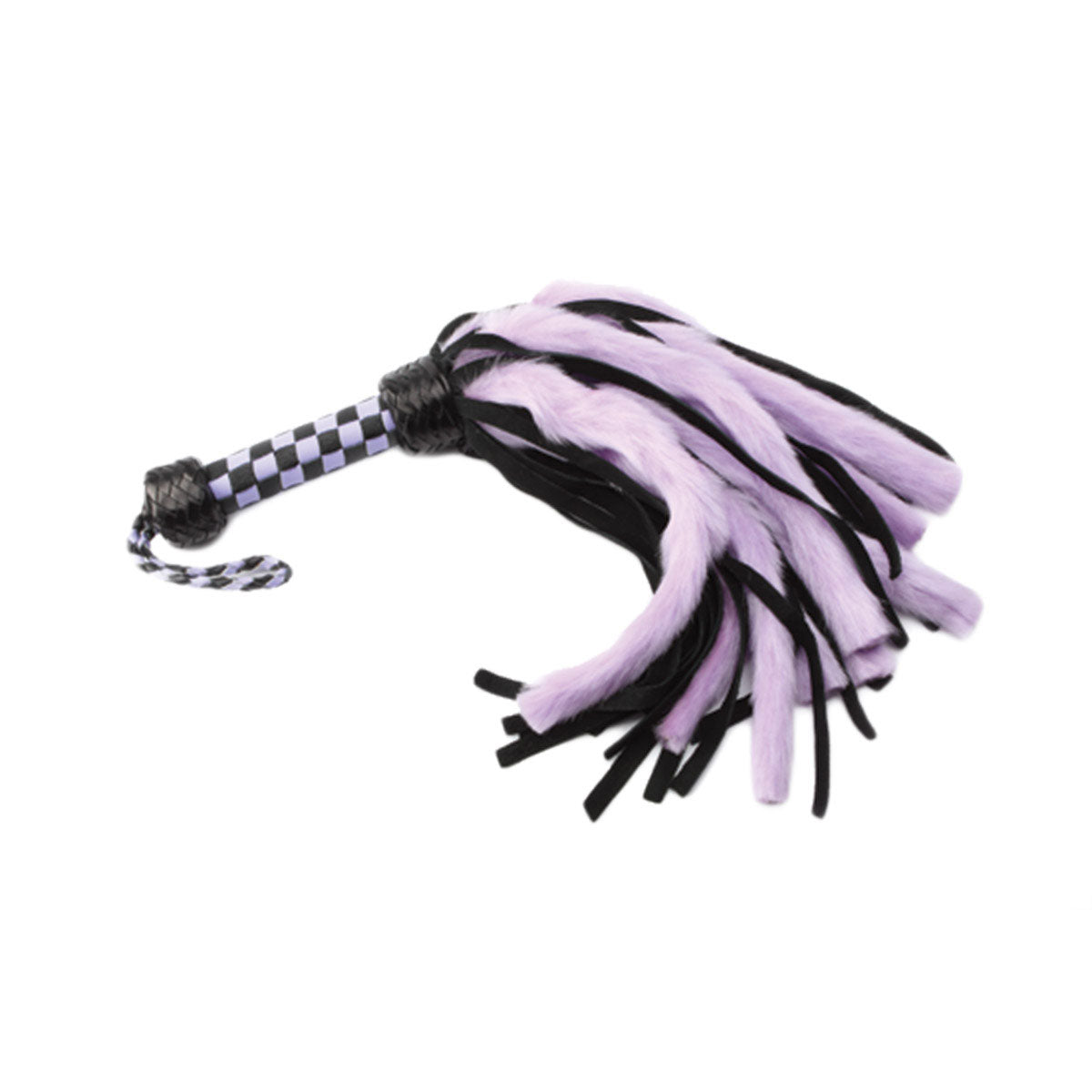 Suede and Fluff Mini Flogger - 18"