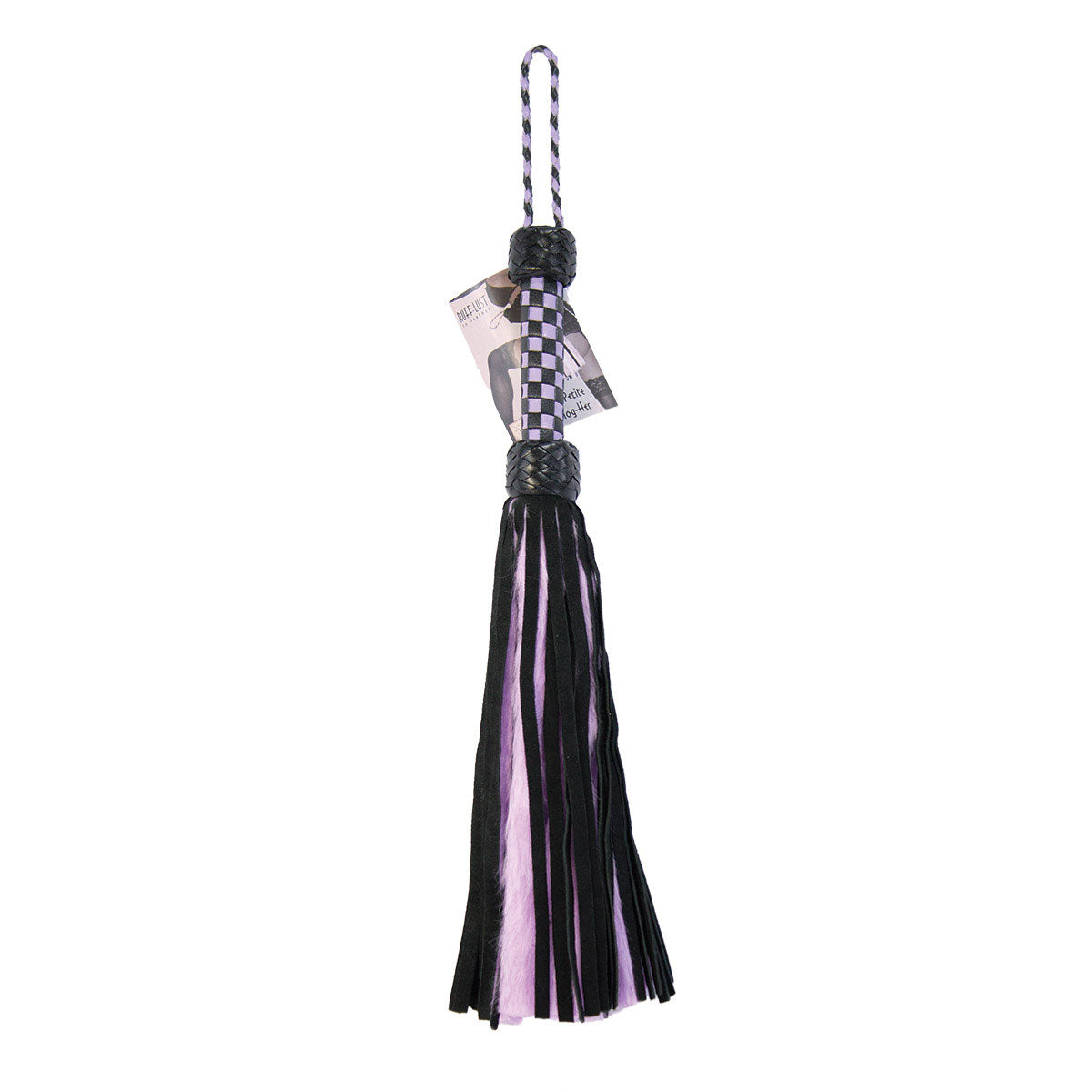 Suede and Fluff Mini Flogger - 18"