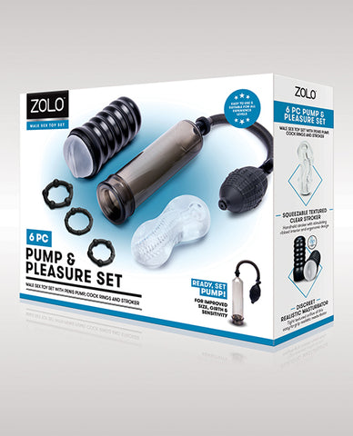 Zolo 6 Pc Pump & Pleasure Set