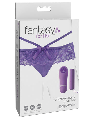 Fantasy For Her Crotchless Panty Thrill Her