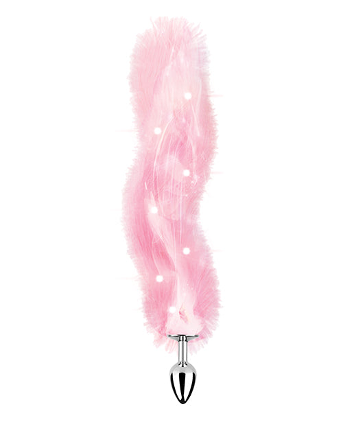 Foxy Tail Light Up Faux Fur Butt Plug Enchantasys Foxy Tail Light Up Faux Fur Butt Plug Enchantasys