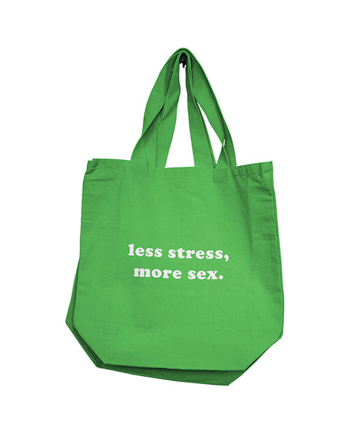 Nobu Less Stress, More Sex Reusable Tote