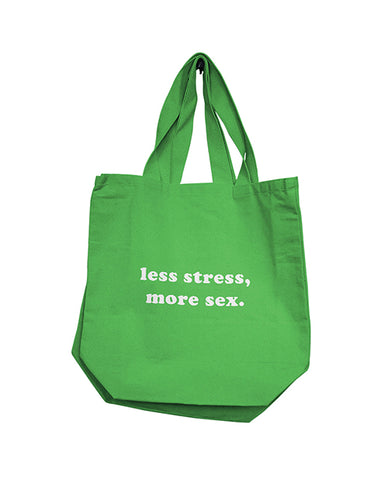 Nobu Less Stress, More Sex Reusable Tote