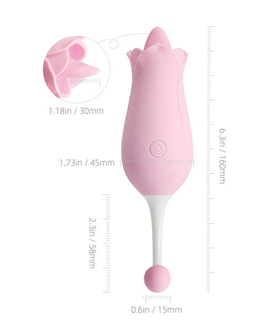 Dora Rose Toy Clit Vibrator & Tongue Licker