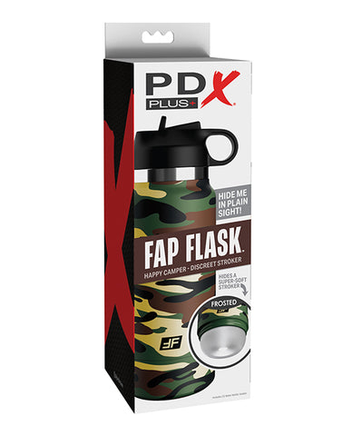 PDX Plus Fap Flask Happy Camper Stroker