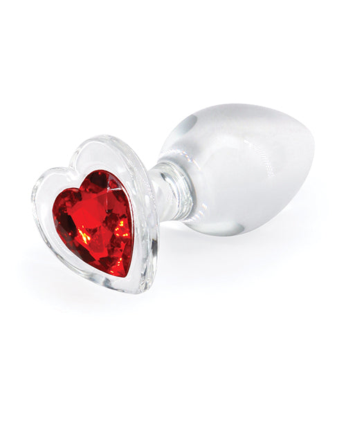 Crystal Desires Glass Heart Gem Butt Plug Enchantasys Crystal Desires Glass Heart Gem Butt Plug Enchantasys