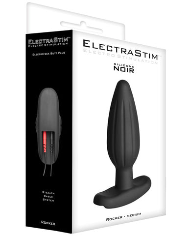 Electrastim Accessory - Silicone Noir Rocker Butt Plug