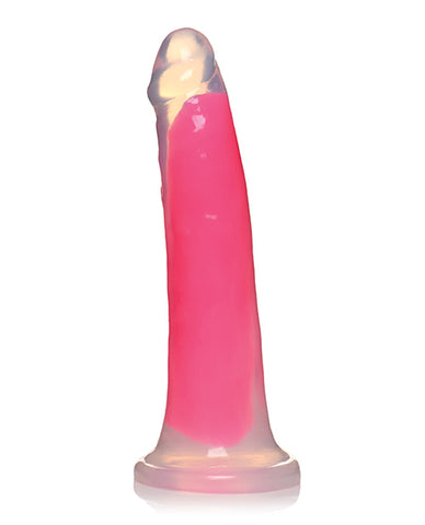 Curve Toys Lollicock 7" Glow In The Dark Silicone Dildo