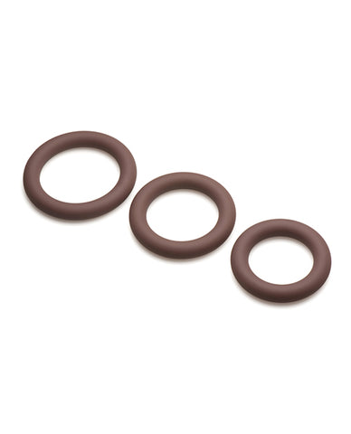 Curve Toys Jock Silicone Cock Ring Set of 3