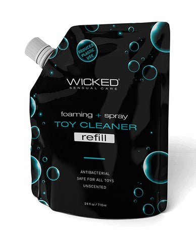 Wicked Sensual Care Foaming + Spray Toy Cleaner Refill Pouch