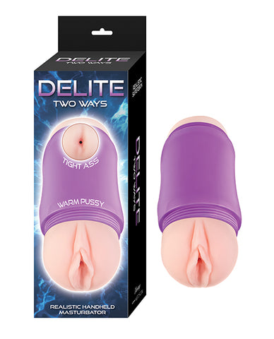 Delite Two Ways Vagina & Ass Masturbator