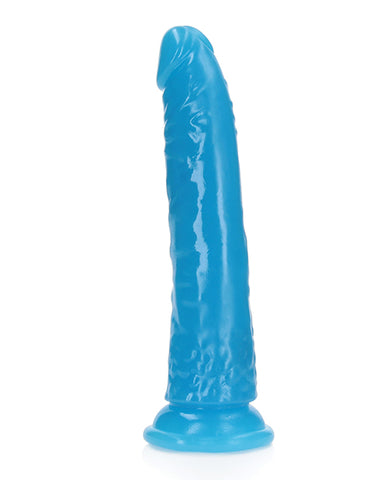 Shots Realrock 8" Slim Glow In The Dark Dildo