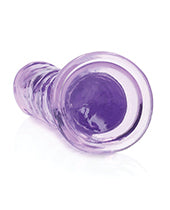 Shots Realrock Crystal Clear Straight Dildo W/suction Cup