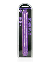 Shots Realrock 15" Glow In The Dark Double Dildo