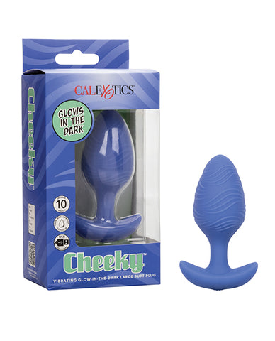 Cheeky Glow in the Dark Vibrating Butt Plug