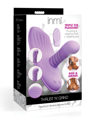 Inmi Thrust N' Grind Thrusting & Vibrating Silicone Grinder