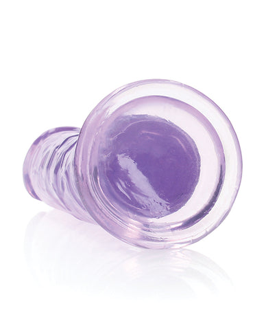 Shots Realrock Crystal Clear Straight Dildo W/suction Cup