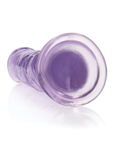 Shots Realrock Crystal Clear Straight Dildo W/suction Cup