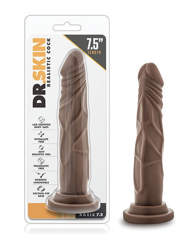 Blush Dr. Skin 7.5" Basic Realistic Cock