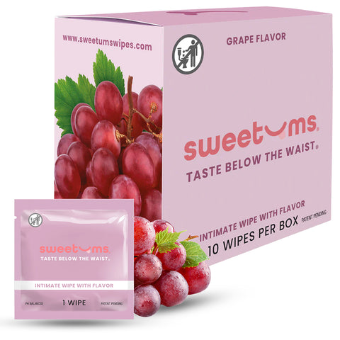 Sweetums Flavored Intimate Wipes