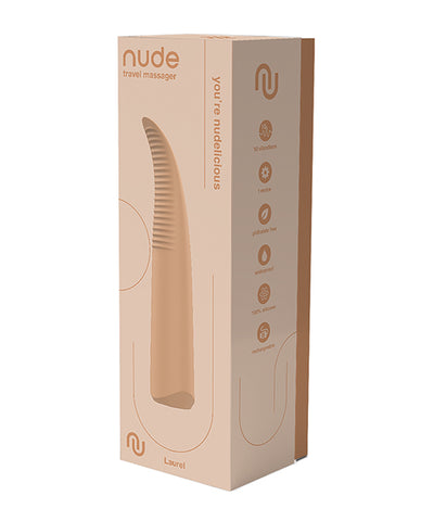 NUDE Laurel Rechargeable Travel Massager