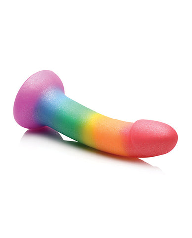 Curve Toys Simply Sweet 6.5" Rainbow Dildo