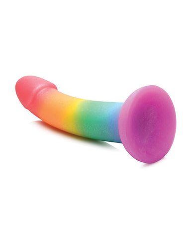 Curve Toys Simply Sweet 6.5" Rainbow Dildo