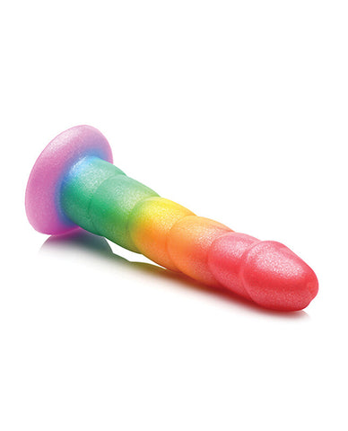 Curve Toys Simply Sweet 6.5" Rainbow Dildo