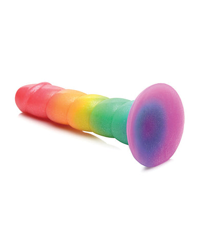 Curve Toys Simply Sweet 6.5" Rainbow Dildo