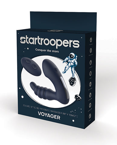 Star Troopers Voyager Beaded Strong Prostate Massager w/Remote