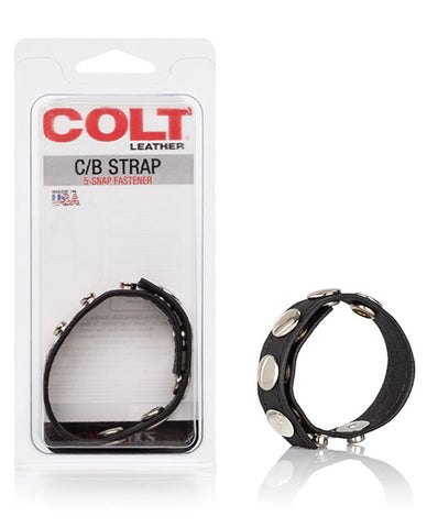 COLT Leather C/B Strap 5 Snap Fastener