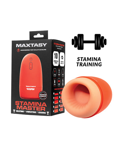 Maxtasy Stamina Master Heat up & Vibrating Stroker