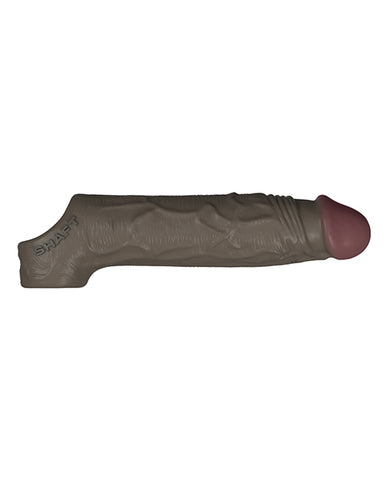 Shaft Flexskin Liquid Silicone 7.8" Vibrating Sheath