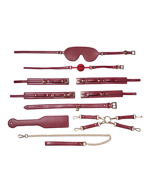 Kinky Play Box Red Passion 8 pc Set Bondage Kit