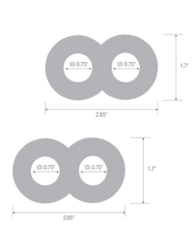 Blue Line C & B Dual Cock & Ball Stamina Enhancement Ring