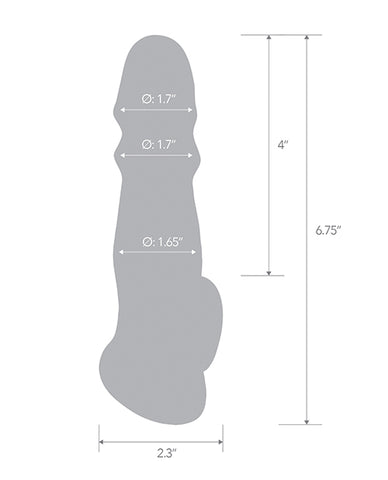 Blue Line C & B 6.75" Girthy Penis Enhancing Sleeve Extension