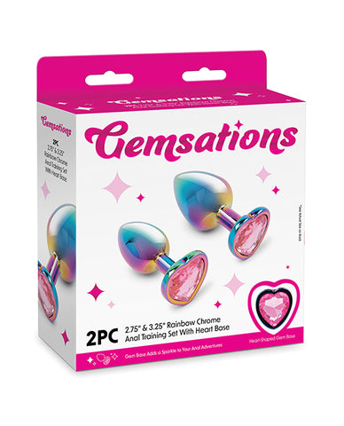 Gemsations 2 pc 2.75" & 3.25" Chrome Anal Training Set