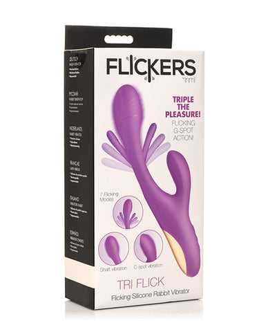 Inmi Tri-Flick Flicking Rabbit Vibrator