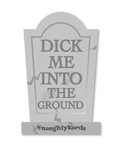 Halloween Dick In Ground Sticker - Pack of 3