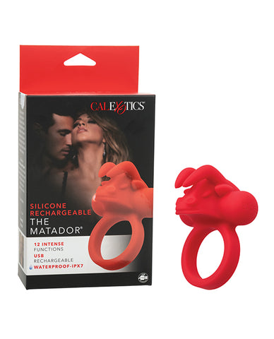 Couple's Enhancer Silicone Rechargeable The Matador Enhancer w/Triple Stimulation