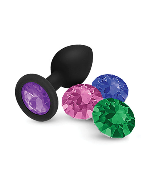 Nobu Fetish Small Silicone Plug w/Jewels